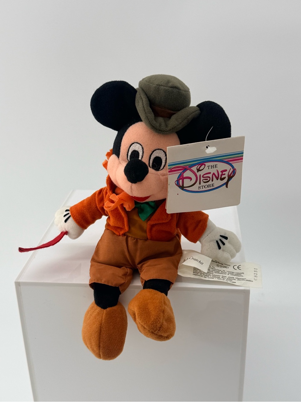Disney Mickey Mouse Plush in Black, Brown, Orange and Green - Disney